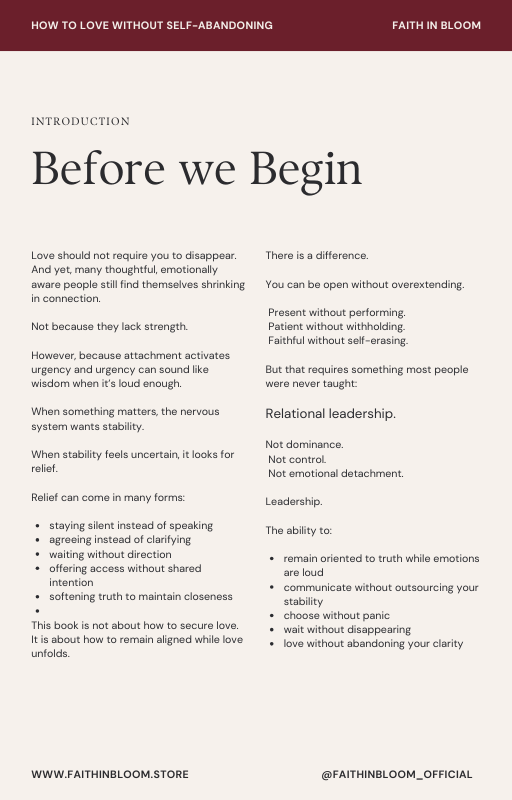 Stay Aligned: How to Love Without Self-Abandoning