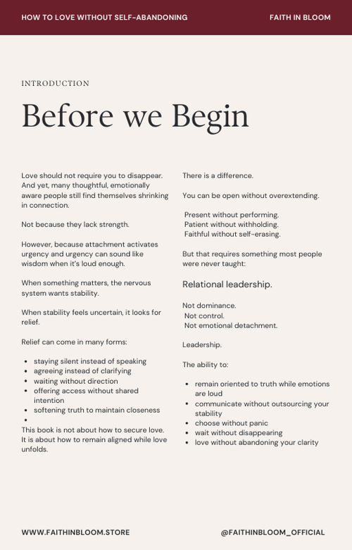 Stay Aligned: How to Love Without Self-Abandoning